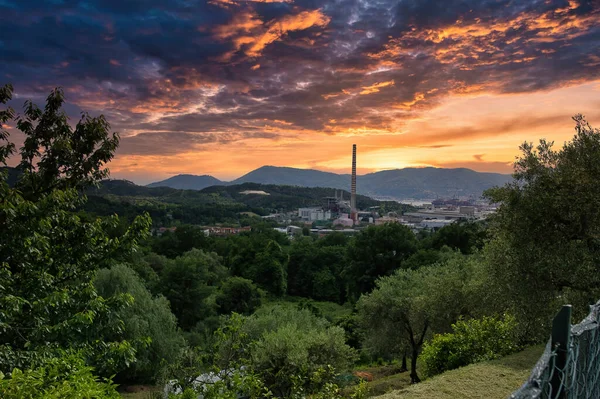 Aerial View Spezia Beautiful Town Italy — Stock Photo, Image