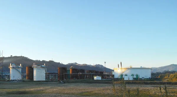 スペイザの化学工場は — ストック写真