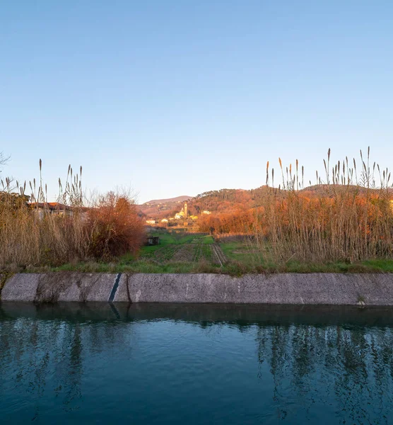 Detail Van Het Kanaal Spezia Open Land — Stockfoto