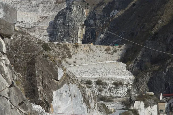 意大利Carrara的大理石采石场非常漂亮 — 图库照片