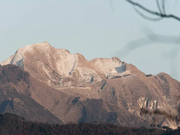 View Apuan Alps Summer Time Italy — Stock Photo, Image