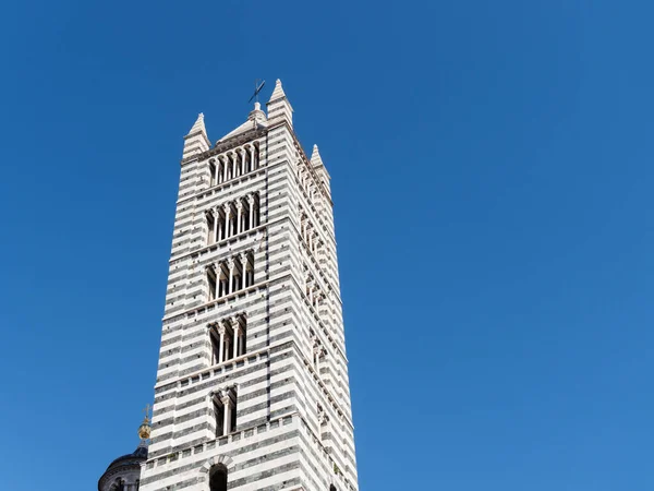锡耶纳主教座堂 意大利语 Duomo Siena 是一座中世纪的教堂 建于1215年至1263年 位于意大利锡耶纳 — 图库照片