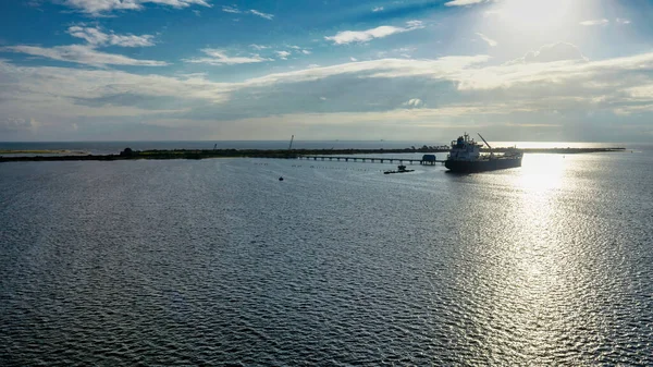 Sehr Schöner Blick Auf Den Hafen Von Monrovia Liberia — Stockfoto