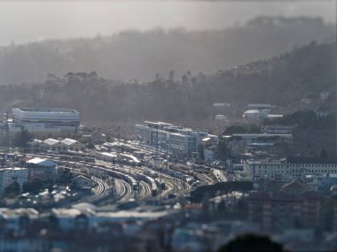 İtalya 'da bir tren istasyonunda