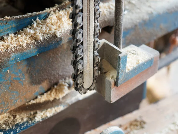 Mortiseur Chaîne Puissant Dans Une Usine — Photo