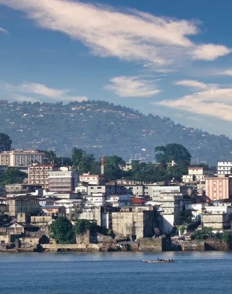 Freetown Harbour Sierra Leone — Stock Photo, Image