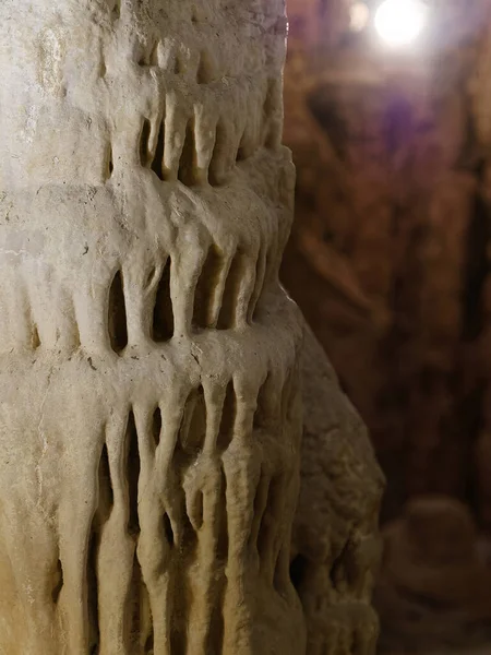 Cueva Estalactita Italia — Foto de Stock