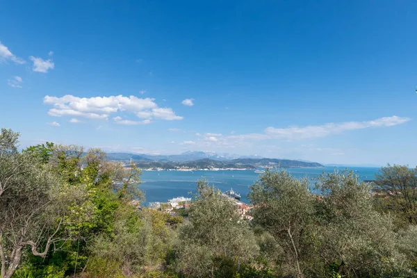 Luftaufnahme Von Spezia Einer Wunderschönen Stadt Italien — Stockfoto