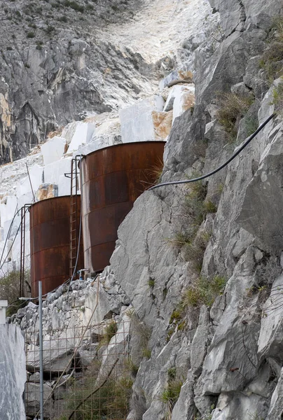 Sehr Schöner Blick Auf Marmorbruch Carrara Itay — Stockfoto