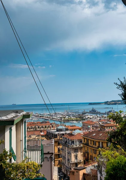 Luftaufnahme Von Spezia Einer Wunderschönen Stadt Italien — Stockfoto