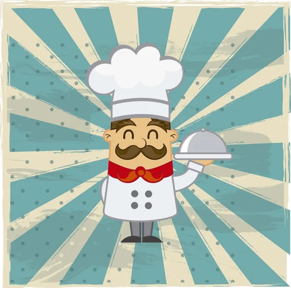 厨师矢量 — 图库矢量图片