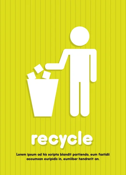 Recycler signe — Image vectorielle