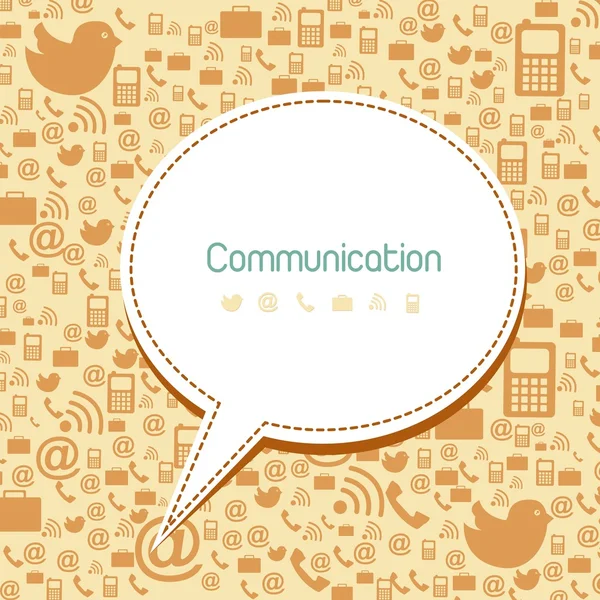 Ícones de comunicação —  Vetores de Stock