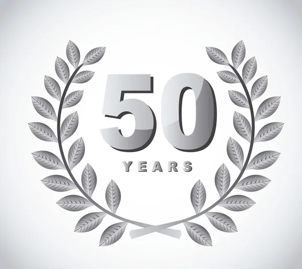 50 anos — Vetor de Stock