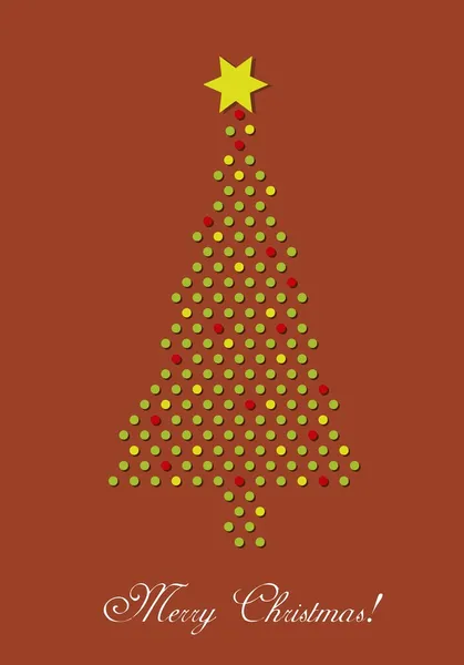 Carte de Noël — Image vectorielle