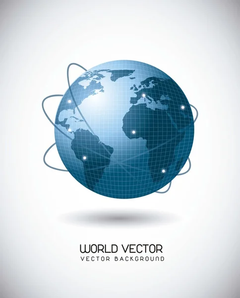 Vecteur mondial — Image vectorielle