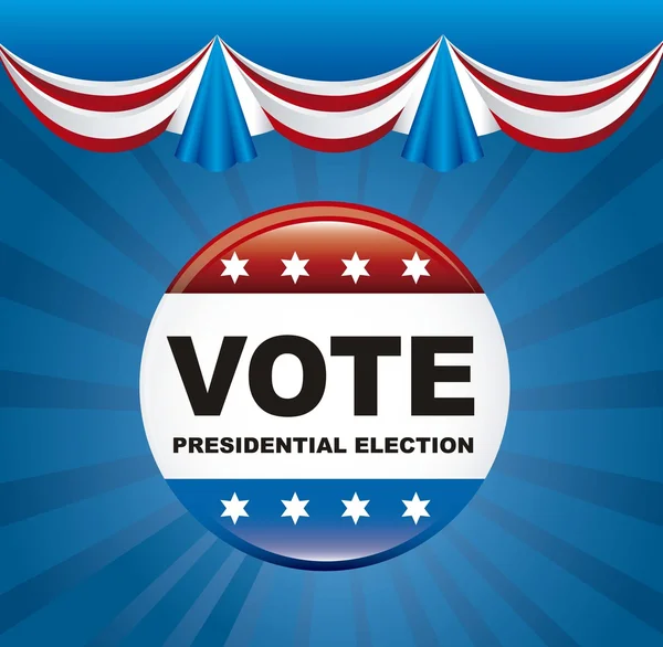 États-Unis vote électoral — Image vectorielle