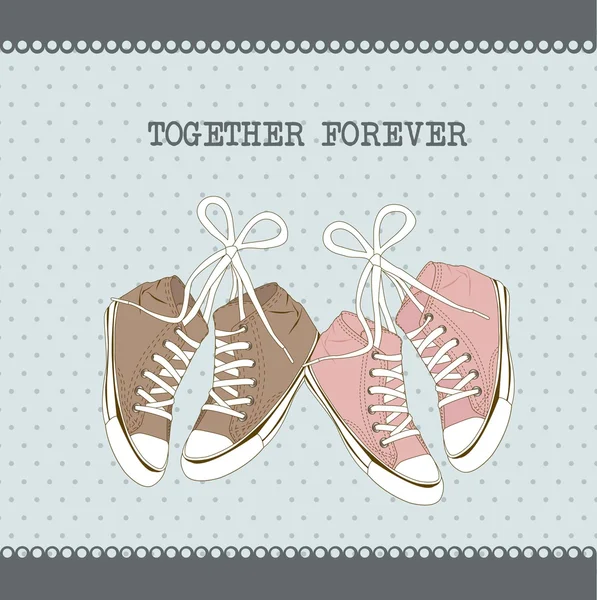 Together forever — Stock Vector