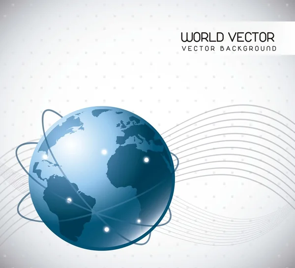 Мировой вектор — стоковый вектор