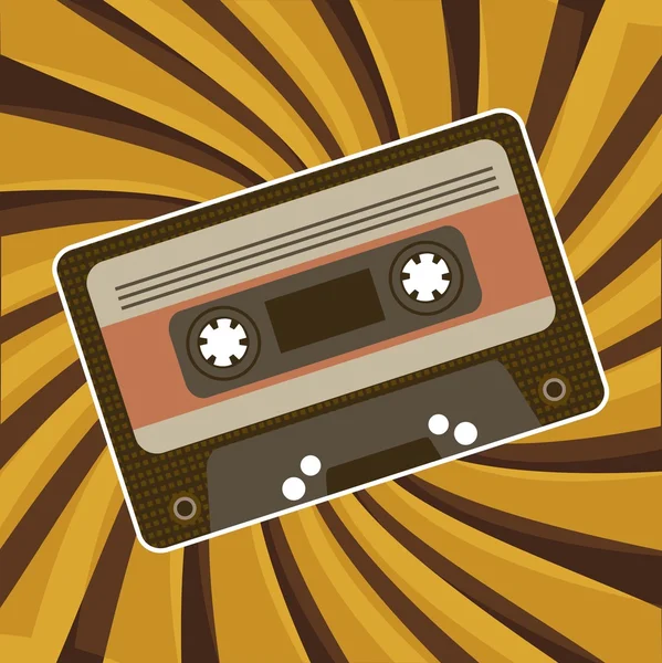 Vecteur de cassette — Image vectorielle