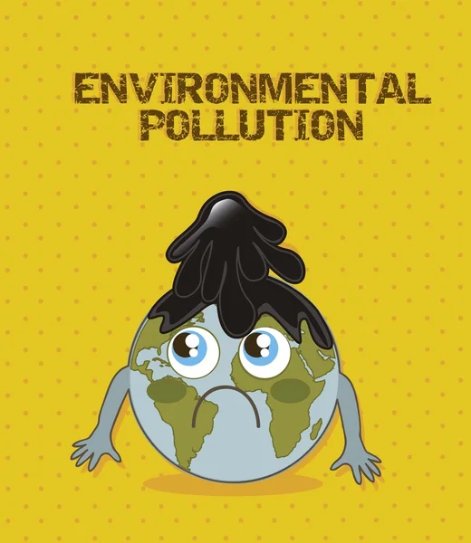 Környezet szennyezés — Stock Vector