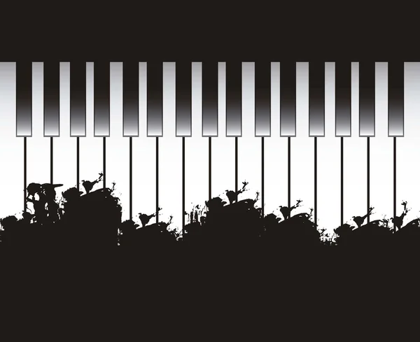 钢琴 — 图库矢量图片