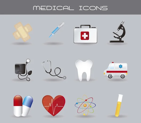 Medical icons — Stock Vector