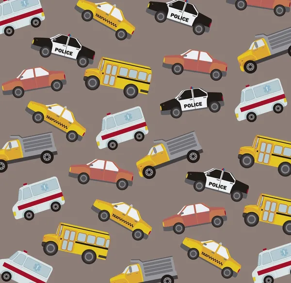 Cars pattern — Stock Vector