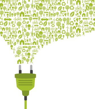 green plug clipart