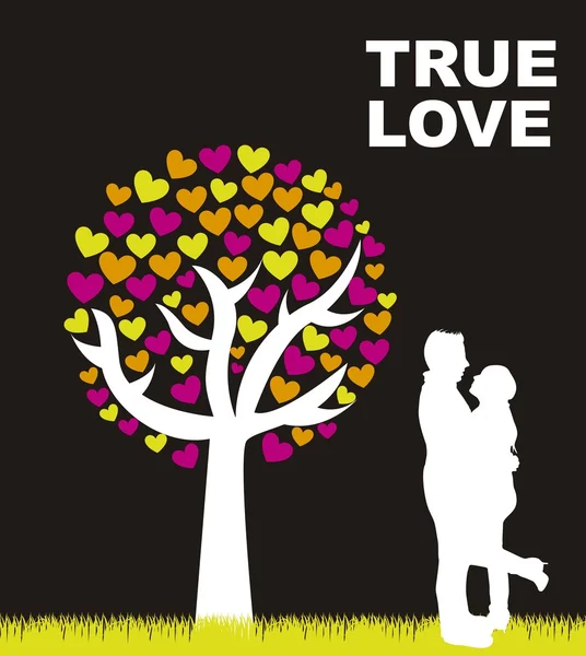 Le véritable amour — Image vectorielle