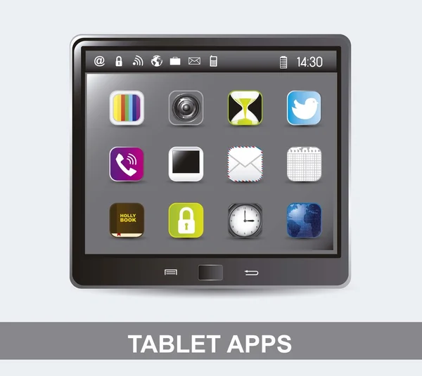 Tablet computer — Stockvector