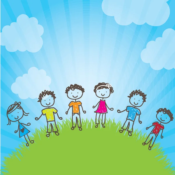 Children — Stock Vector