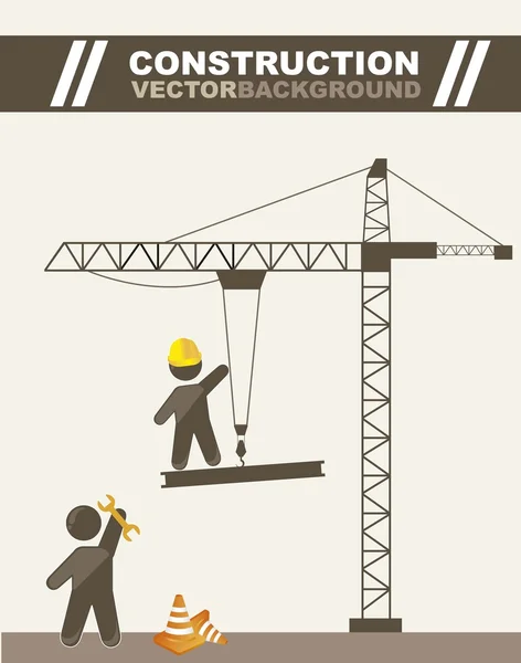 Construction cartoon — Stock Vector