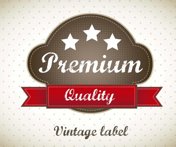Premium etiketi — Stok Vektör