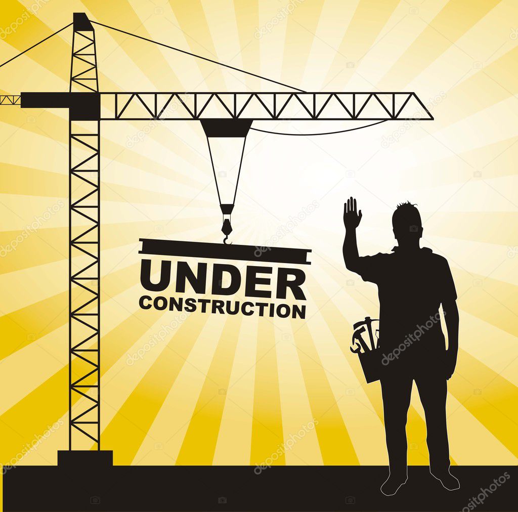 man and construction