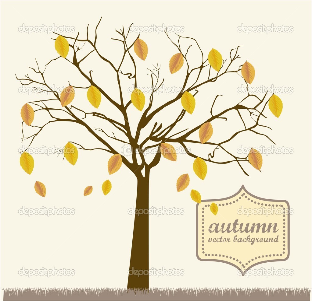 Sonbahar Agaci Stok Vektor C Yupiramos 13851478
