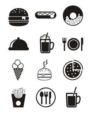 Fast Food simgeleri