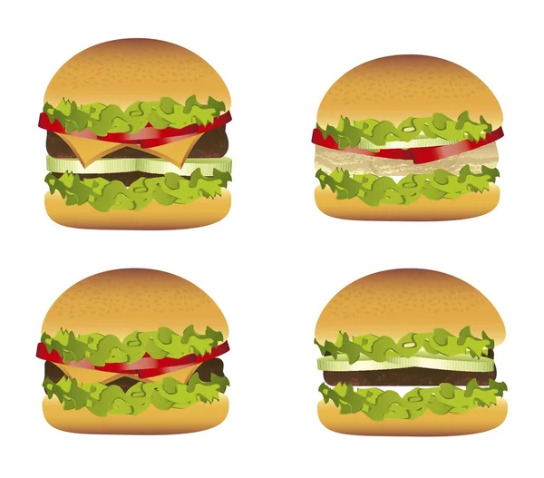 Burger vector — Stock Vector