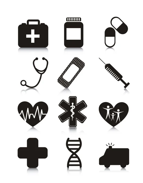 Medical icons — Stock Vector