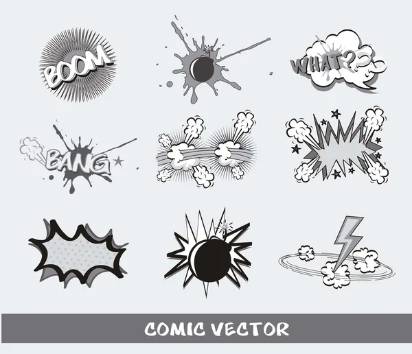 Komické vektor — Stockový vektor