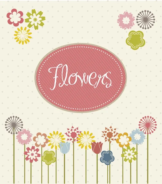 Vector de flores — Archivo Imágenes Vectoriales