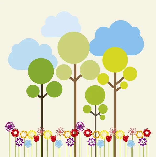 Spring vector — Wektor stockowy