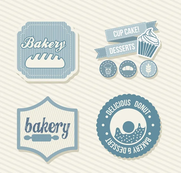 Bakery labels — Stock Vector