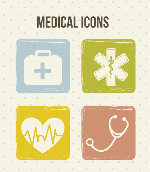 Medische Iconen — Stockvector