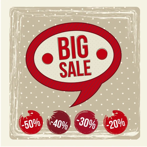 Big sale — Stock Vector