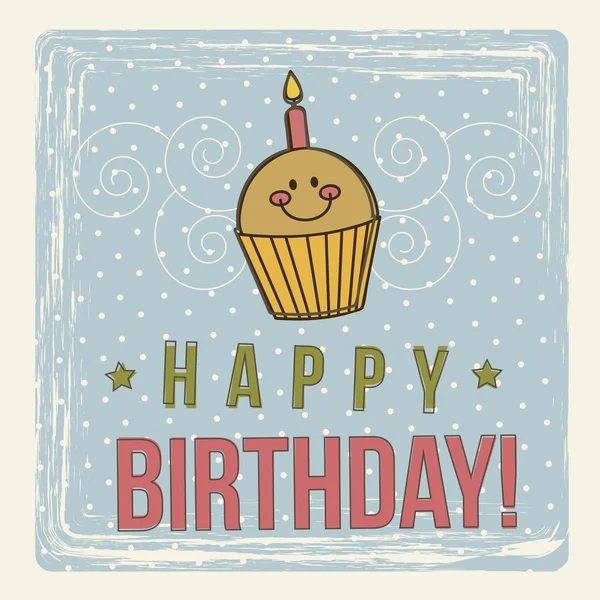 Birthday card — Stock Vector