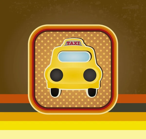 Taksi simgeler — Stok Vektör