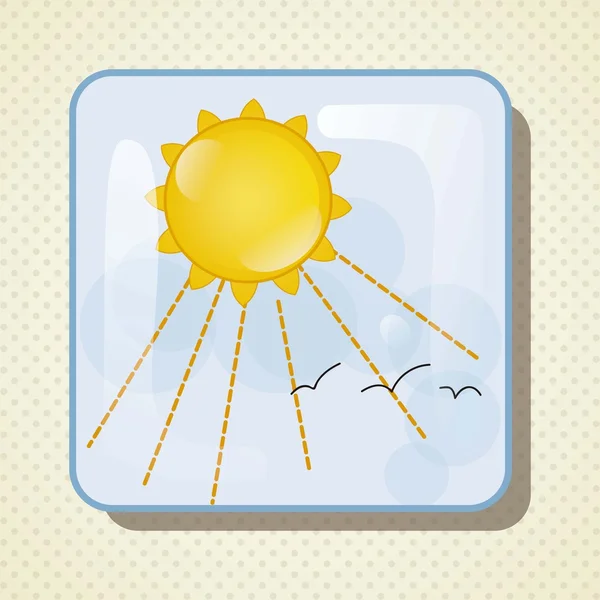 Icone meteo — Vettoriale Stock