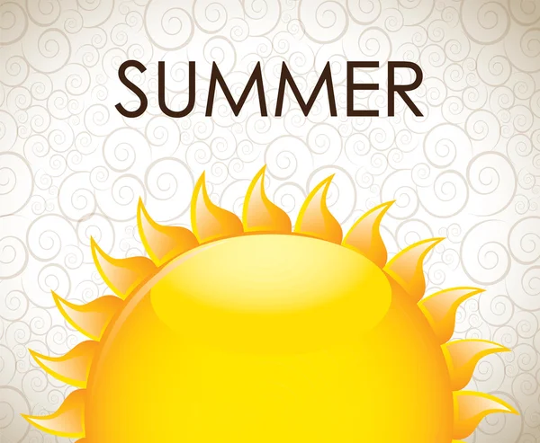 Icono de verano — Archivo Imágenes Vectoriales