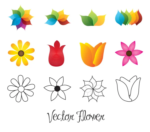 Vector Flower — Stock Vector
